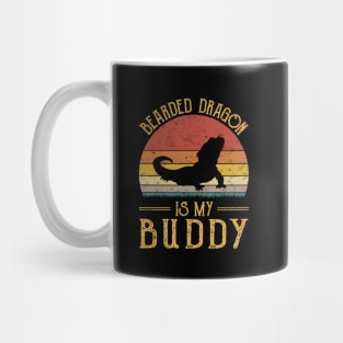 Bearded Dragon Is My Buddy Funny Reptile Lover Mug